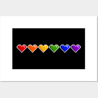 Pixel Pride Posters and Art